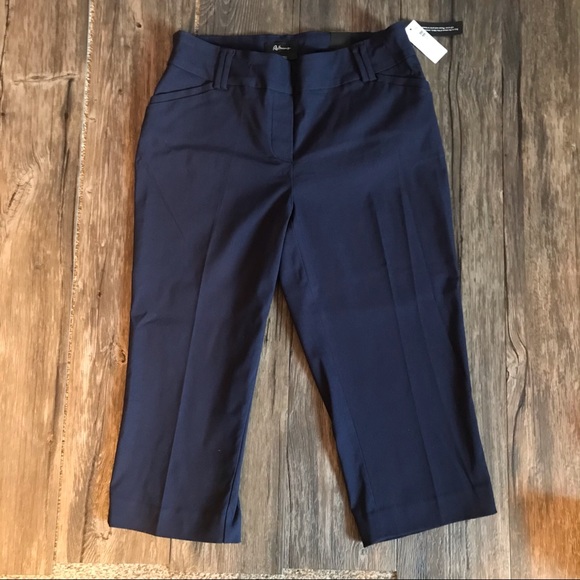 Reitmans The Iconic pull-on Verona Blue Capri pants - Picture 1 of 8